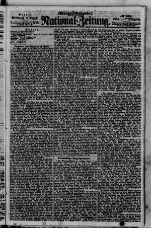 Nationalzeitung vom 02.08.1854