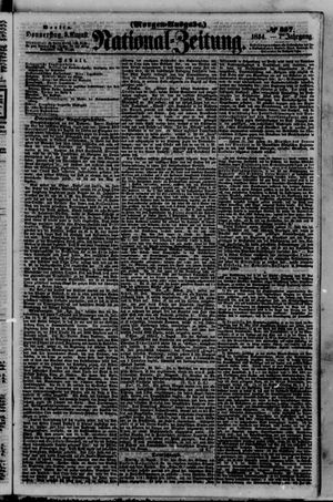 Nationalzeitung vom 03.08.1854