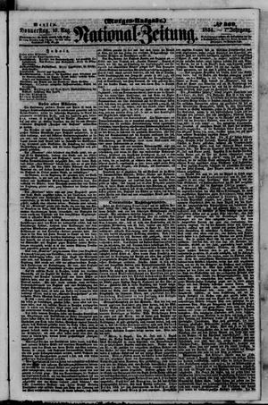 Nationalzeitung vom 10.08.1854
