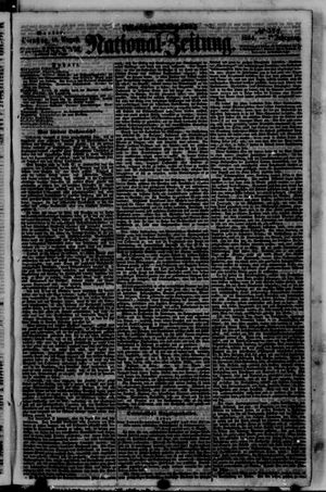 Nationalzeitung vom 15.08.1854