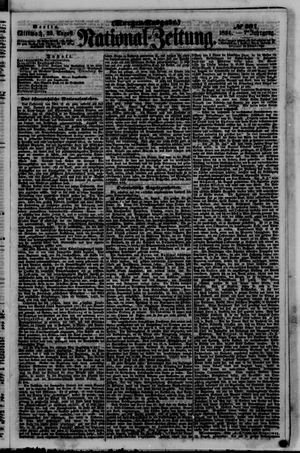 Nationalzeitung vom 23.08.1854