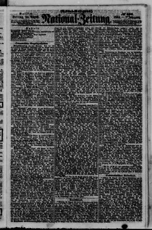 Nationalzeitung vom 25.08.1854