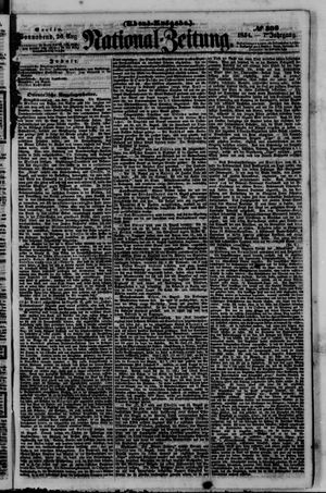 Nationalzeitung vom 26.08.1854