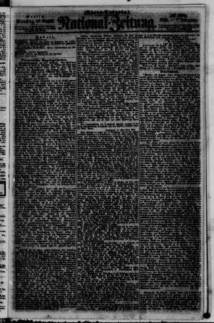 Nationalzeitung vom 29.08.1854
