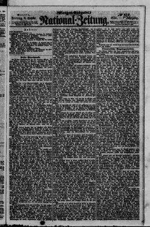 Nationalzeitung vom 08.09.1854
