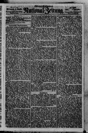 Nationalzeitung on Sep 13, 1854