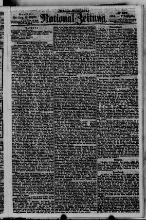 Nationalzeitung vom 15.09.1854