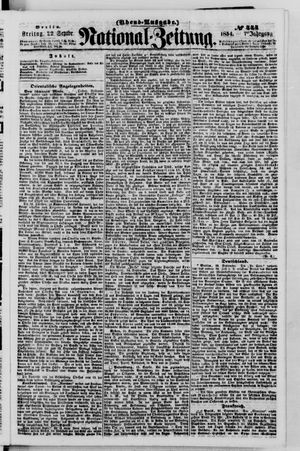 Nationalzeitung on Sep 22, 1854