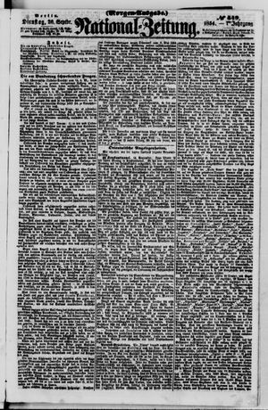 Nationalzeitung on Sep 26, 1854
