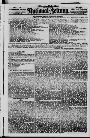 National-Zeitung vom 30.09.1854