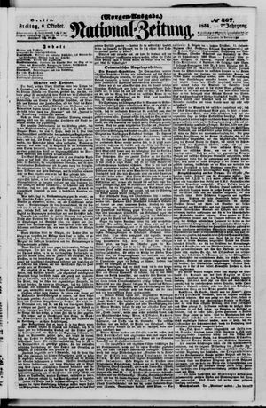 Nationalzeitung vom 06.10.1854