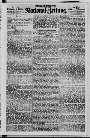 Nationalzeitung on Oct 11, 1854