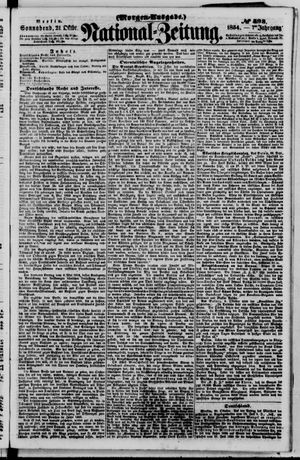 Nationalzeitung vom 21.10.1854