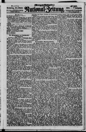 Nationalzeitung vom 22.10.1854