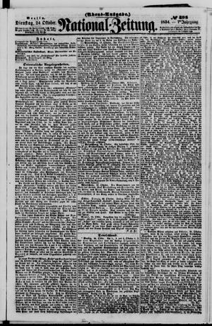 Nationalzeitung on Oct 24, 1854