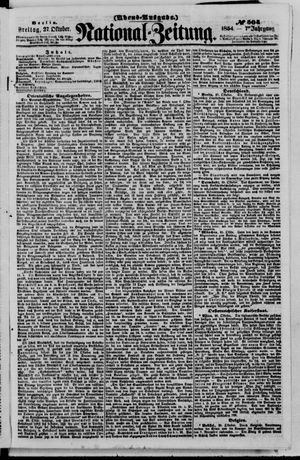 National-Zeitung vom 27.10.1854