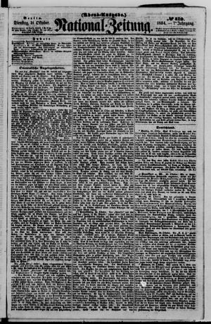 National-Zeitung vom 31.10.1854