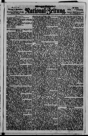 National-Zeitung vom 03.11.1854