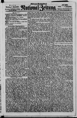 National-Zeitung vom 06.11.1854
