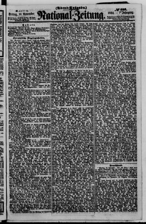 Nationalzeitung vom 10.11.1854