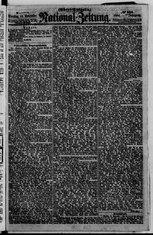 Nationalzeitung vom 14.11.1854