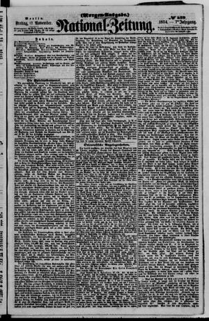 National-Zeitung vom 17.11.1854