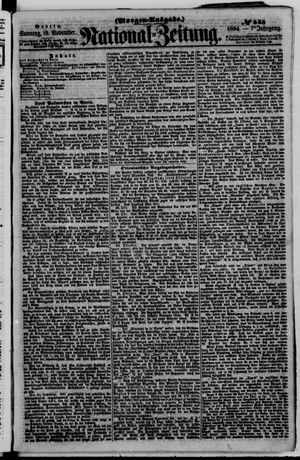 National-Zeitung vom 19.11.1854
