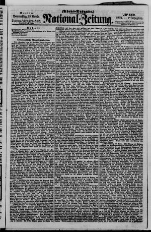 Nationalzeitung on Nov 23, 1854