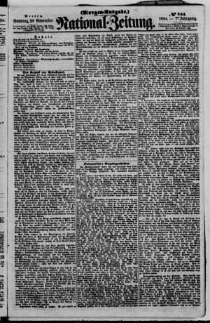 National-Zeitung vom 26.11.1854