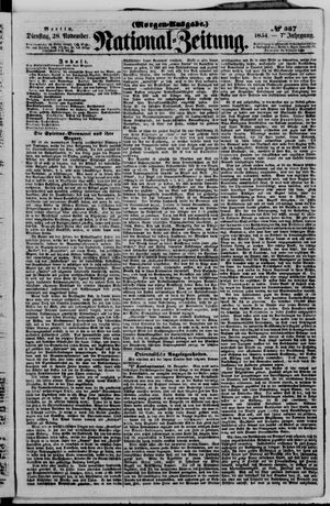 National-Zeitung vom 28.11.1854