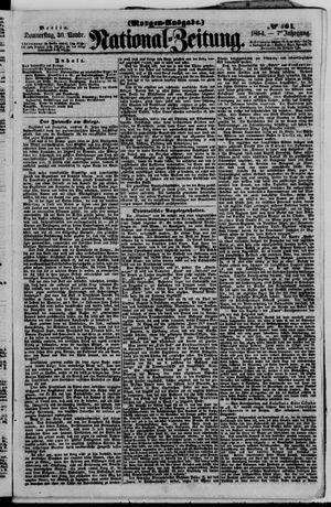 Nationalzeitung vom 30.11.1854