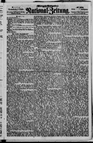 Nationalzeitung vom 02.12.1854