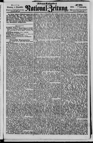 Nationalzeitung vom 11.12.1854