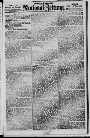 Nationalzeitung on Dec 18, 1854