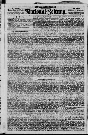 Nationalzeitung vom 28.12.1854
