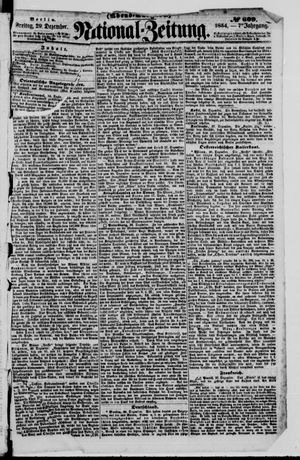 Nationalzeitung vom 29.12.1854