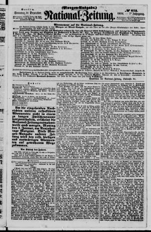 National-Zeitung vom 31.12.1854