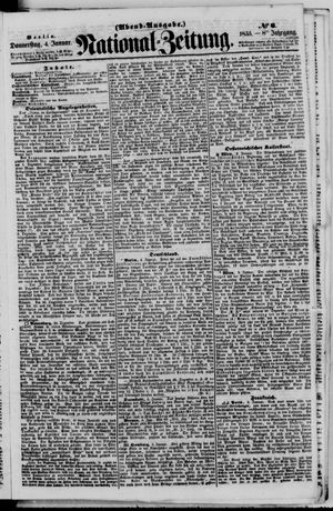 National-Zeitung on Jan 4, 1855