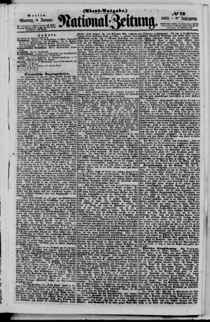Nationalzeitung vom 08.01.1855