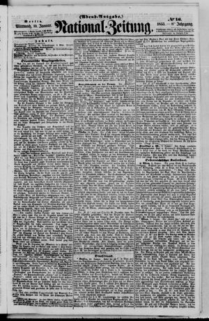 Nationalzeitung vom 10.01.1855