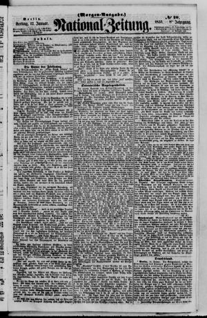 Nationalzeitung vom 12.01.1855
