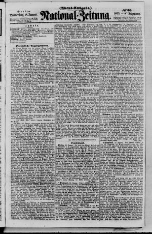 Nationalzeitung vom 18.01.1855