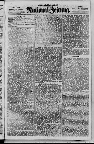 Nationalzeitung vom 19.01.1855