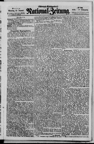 National-Zeitung vom 22.01.1855