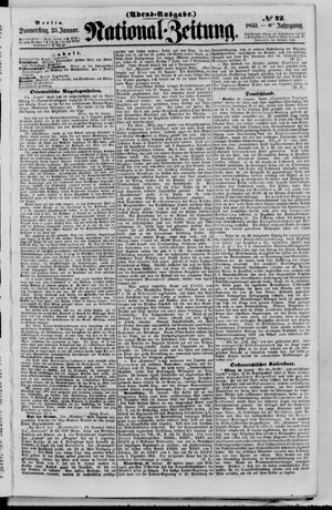 National-Zeitung vom 25.01.1855