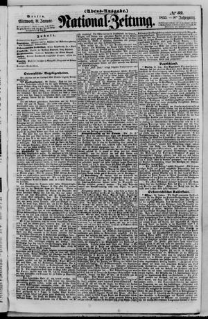 Nationalzeitung vom 31.01.1855