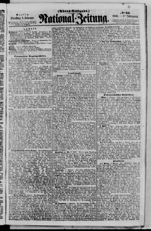 Nationalzeitung vom 06.02.1855