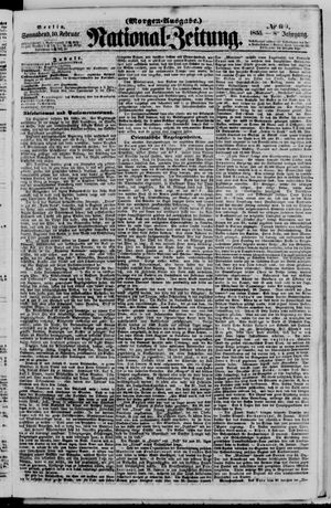 Nationalzeitung vom 10.02.1855