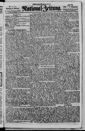 Nationalzeitung vom 12.02.1855