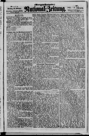 National-Zeitung vom 23.02.1855